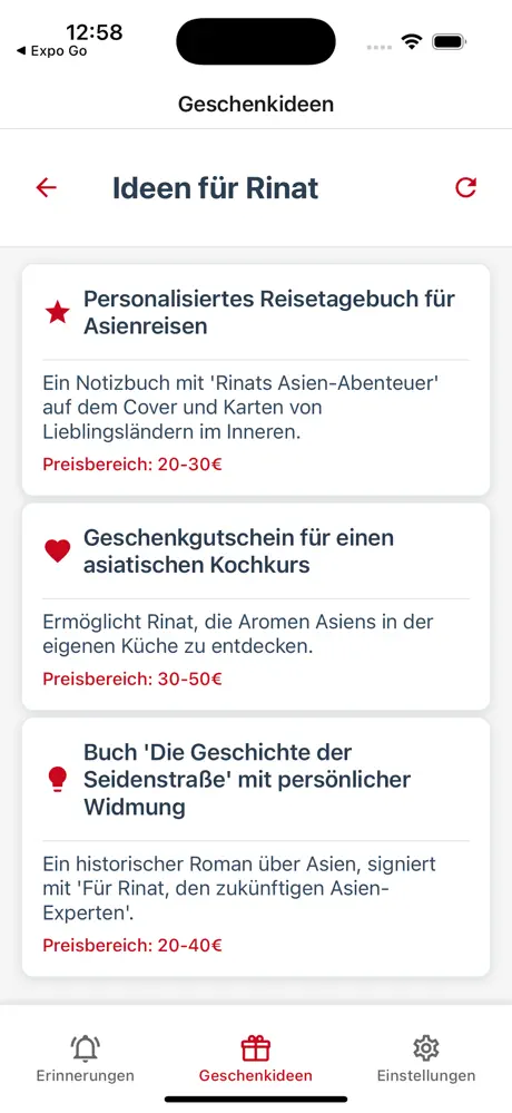 Let's Gift App Screenshot 2